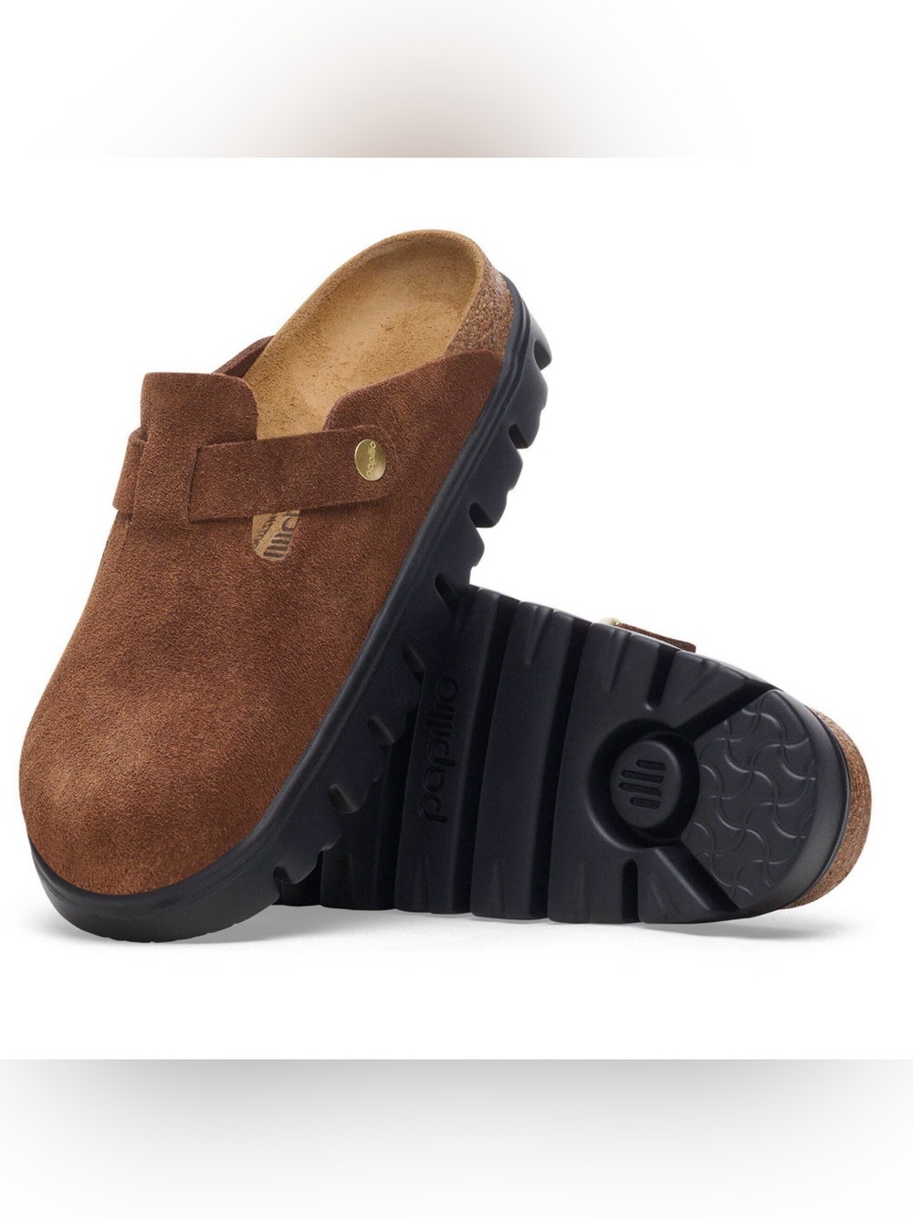 Birkenstock Boston Chunky Suede Men’s Slip-On Clog Sandals Size 41